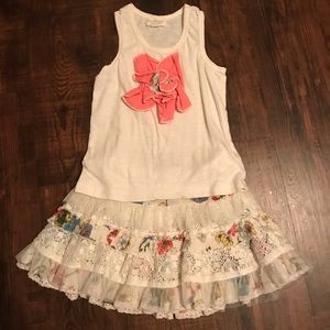 Mimi and Maggie skirt set sz4t worn once